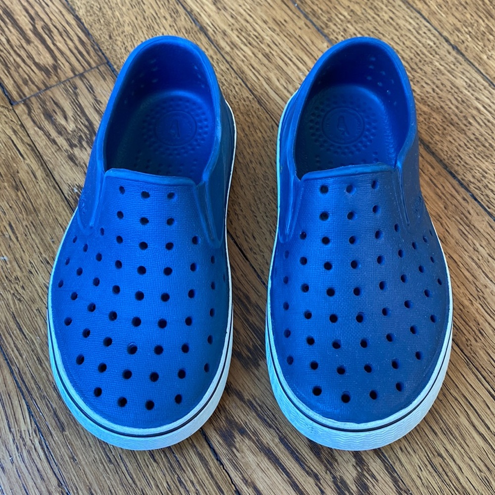 Native Shoes Kids Blue Slip-On Water Shoes